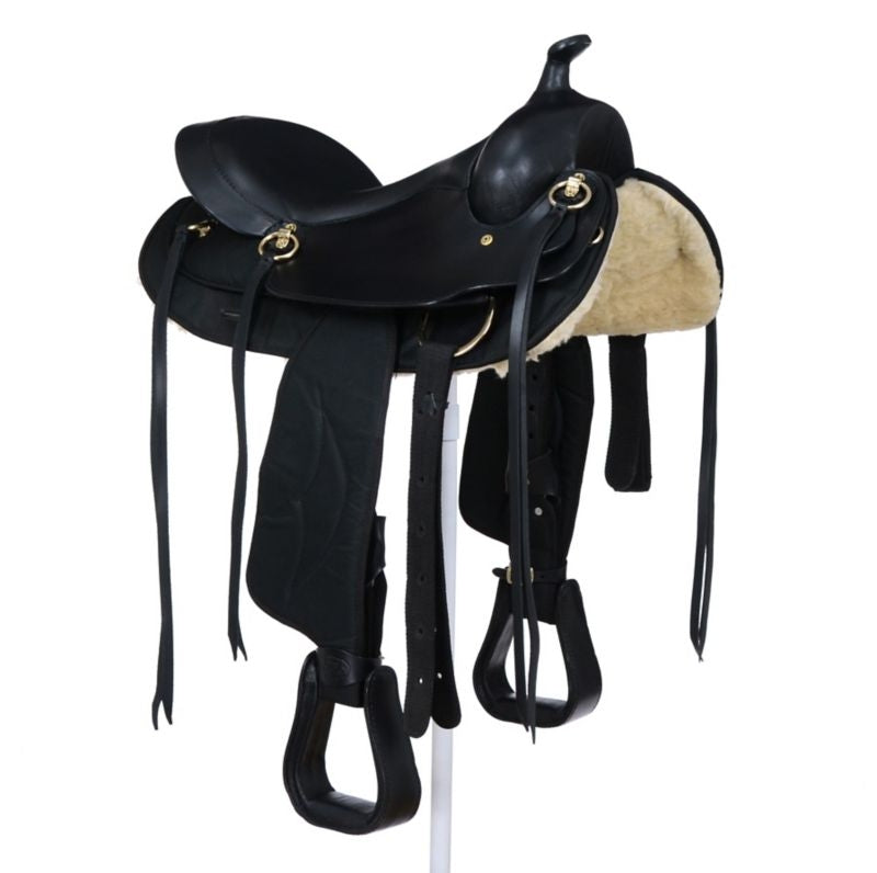 King Series Synthetic Gaited Round Skirt Trail Saddle