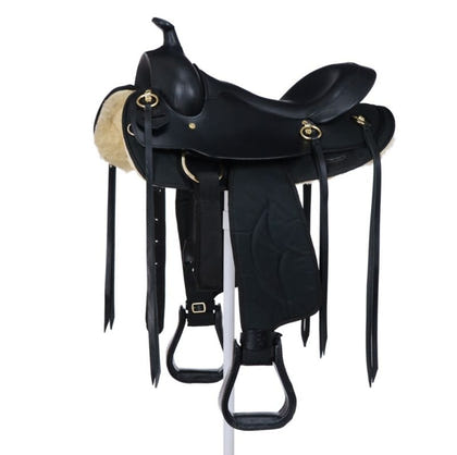 King Series Synthetic Gaited Round Skirt Trail Saddle