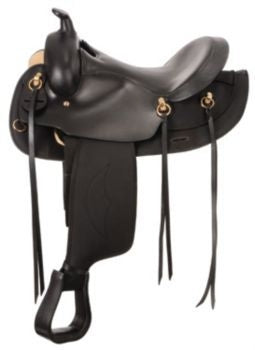 King Series Synthetic Gaited Round Skirt Trail Saddle