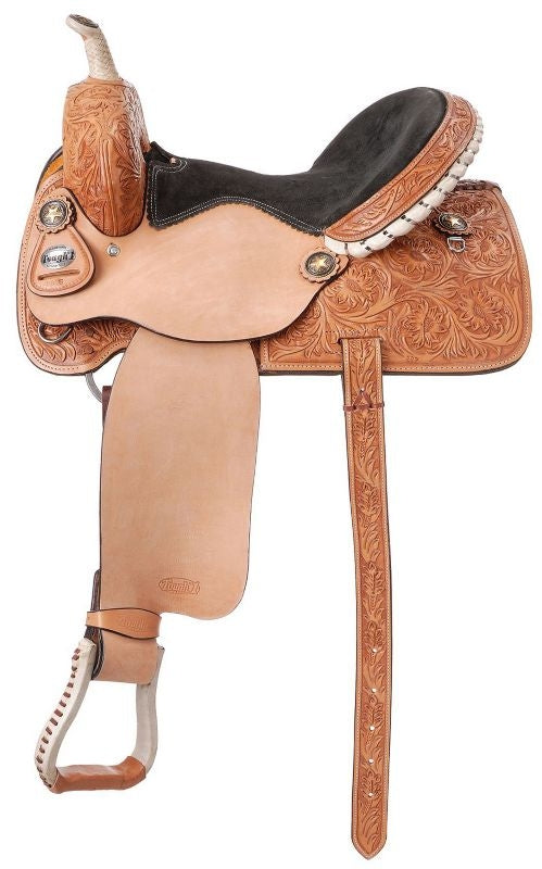 Silver Royal Angus Barrel Saddle