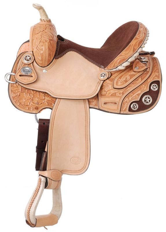 Silver Royal Lamar Barrel Saddle