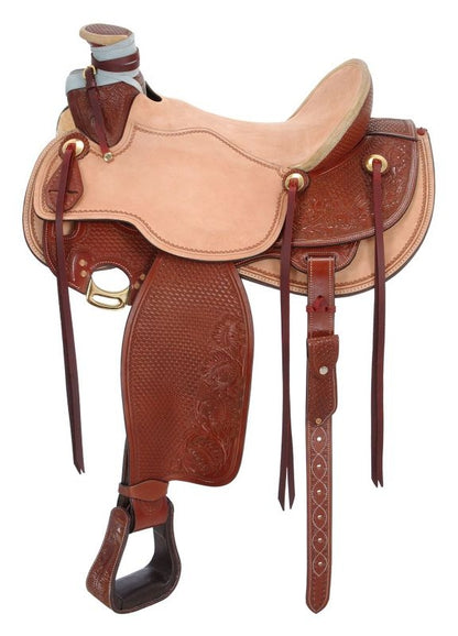 Silver Royal Wade Hard Seat Ranch Saddle