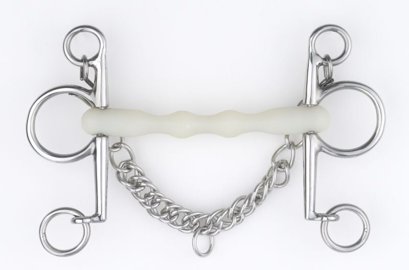 Happy Mouth Pelham Bit with Shaped Mouth