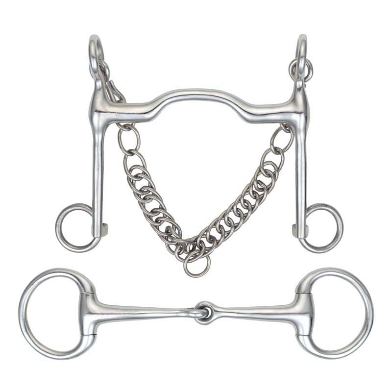 Shires Port Mouth Fixed Cheek Weymouth Bit Set