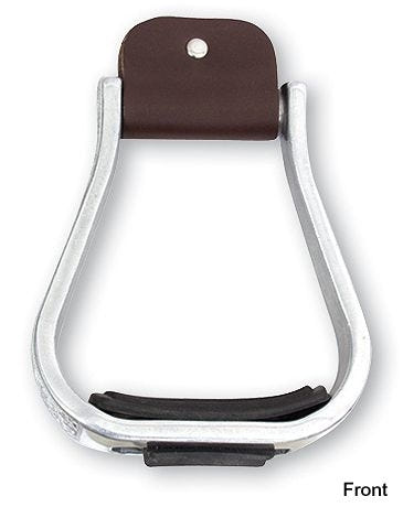 Martin Aluminum Engraved Rubber Tread Stirrups