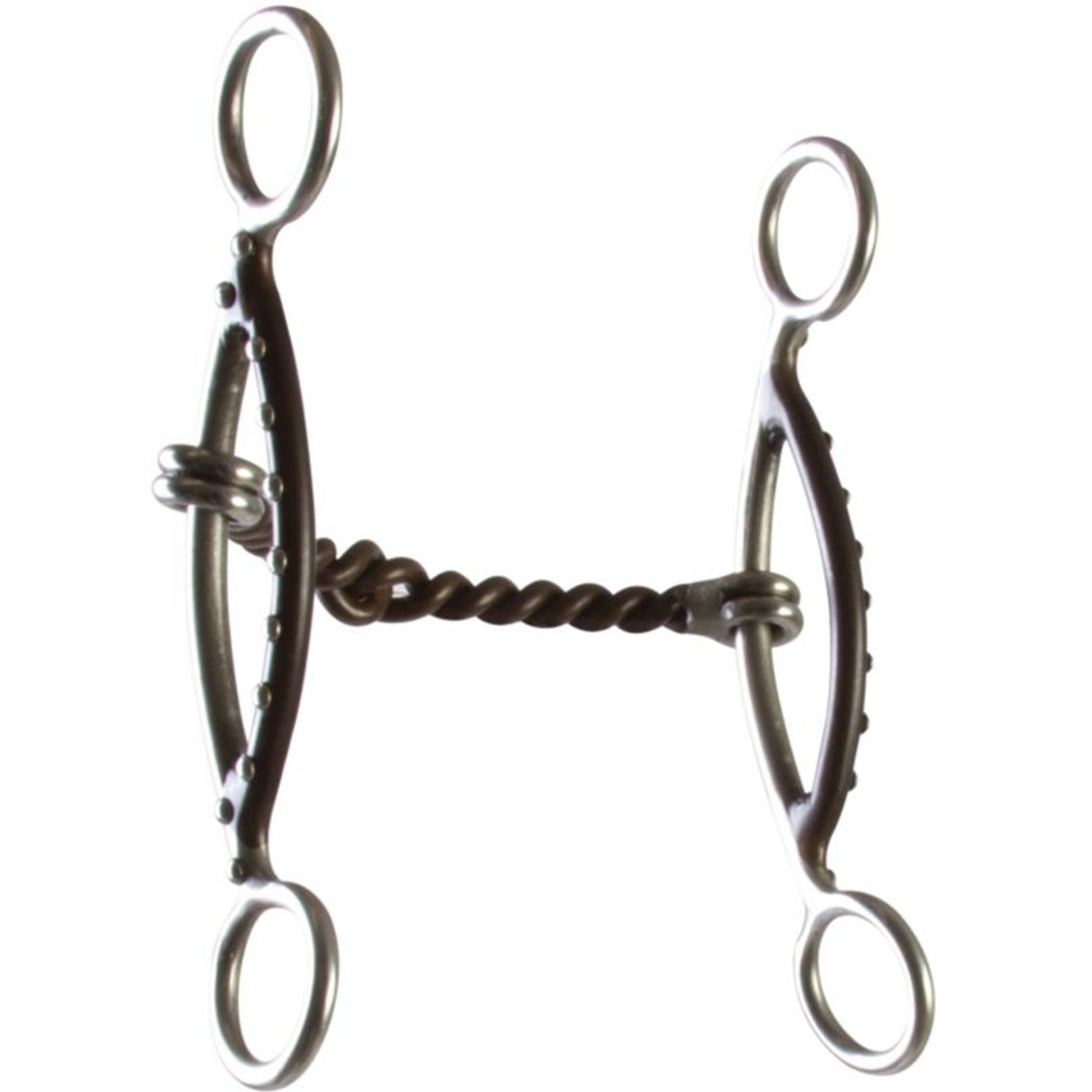 Westen SS Dot Twisted Wire Short Sliding Gag Bit