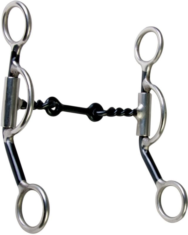 Westen SS Dogbone Twisted Short Double Rein Bit