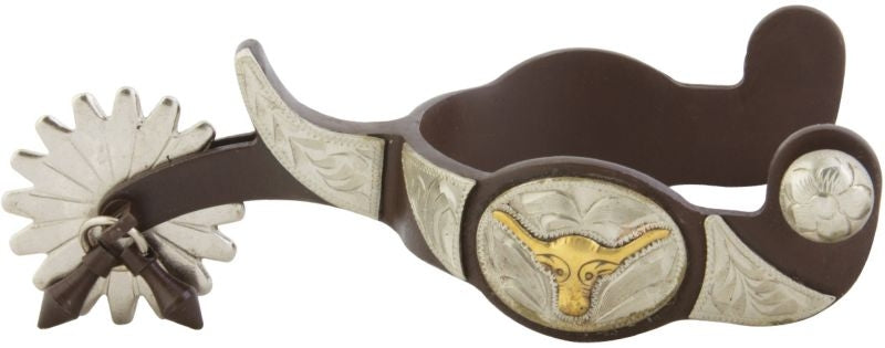 Western AT Longhorn 16pt Mens Jingle Bob Spurs