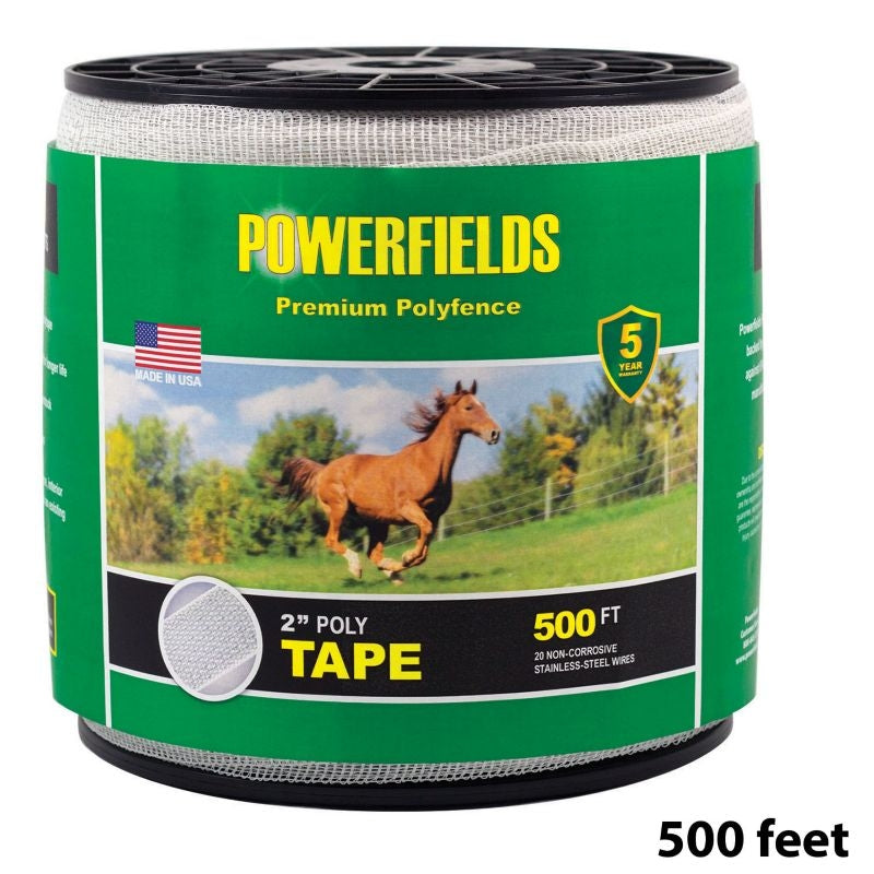 Powerfields 2 Inch Polytape White