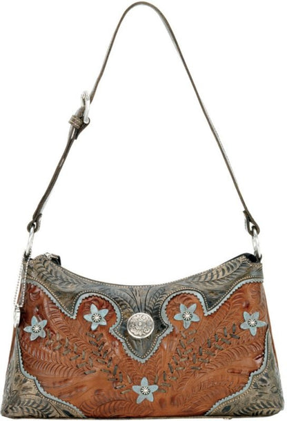American West Desert Wildflower Zip-Top Shoulder Bag