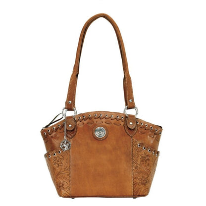 American West Harvest Moon Bucket Tote Handbag