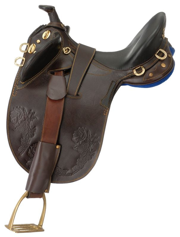 AO Youth Stockman Bush Rider Saddle With Horn