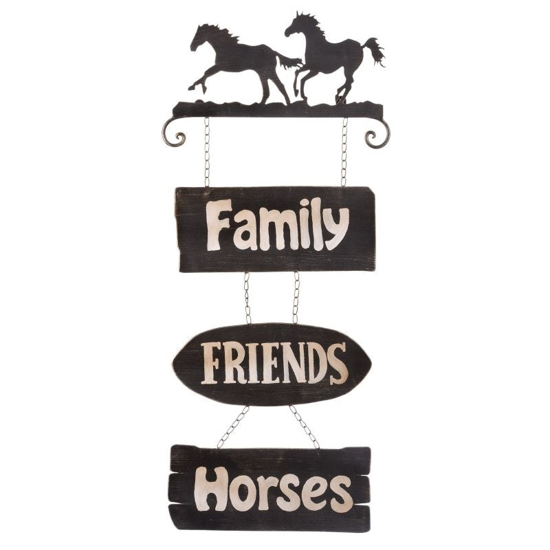 Family Friends Horses Wall Decor