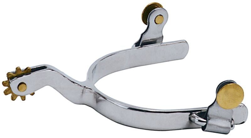 Weaver CP Mens Roping Spurs with Plain Band