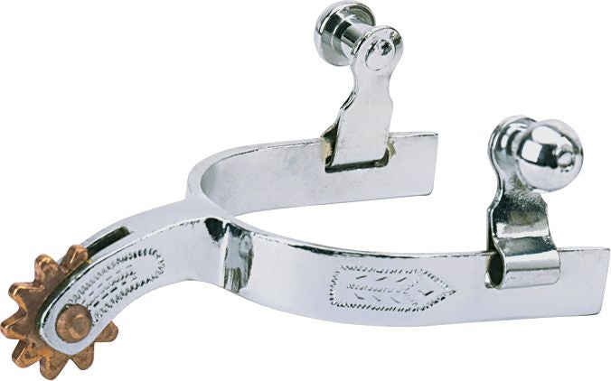 Weaver CP Childrens Spurs with Engraved Band