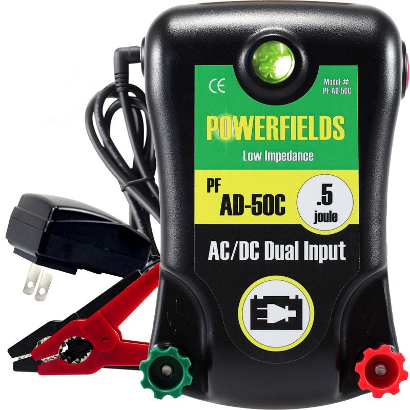 Powerfields AC/DC 30 Acre Fence Energizer .5 Joule