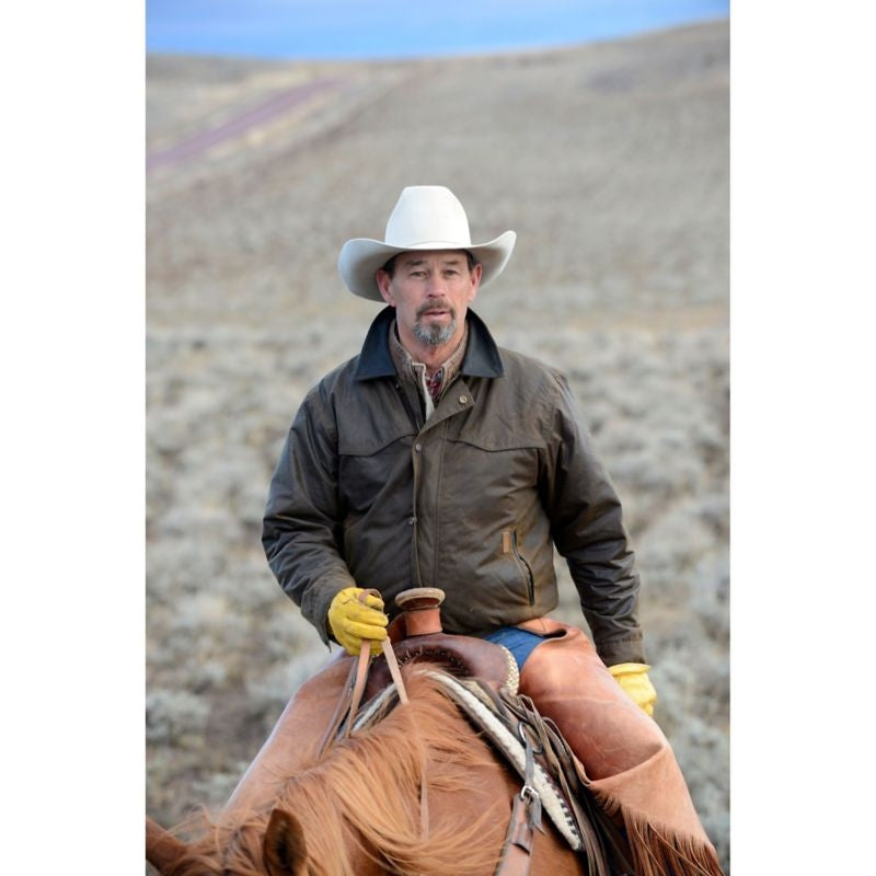 Outback Oilskin Mens Trailblazer Jacket S Bronze