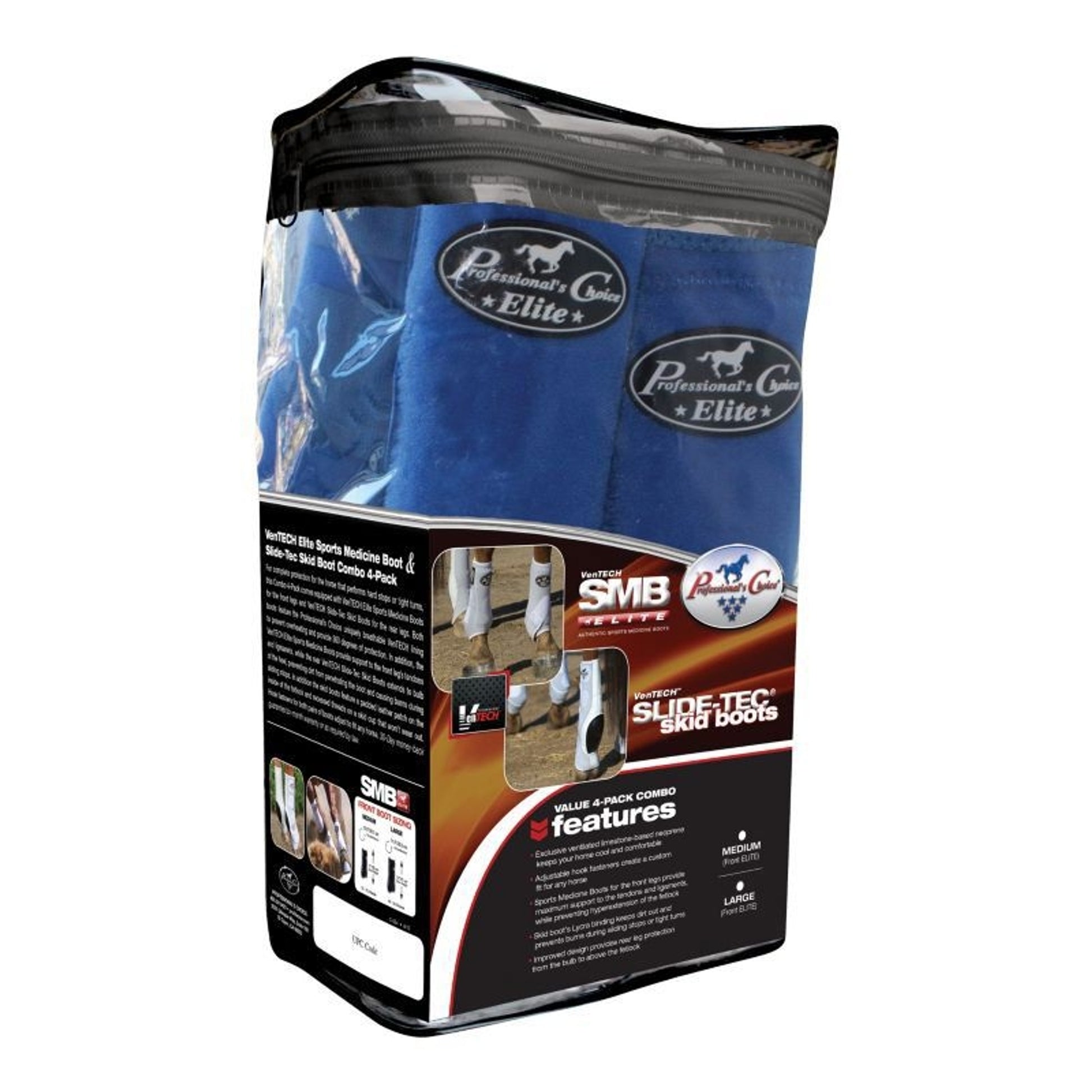 Professionals Choice VenTECH SMB/Skid Boot 4Pk