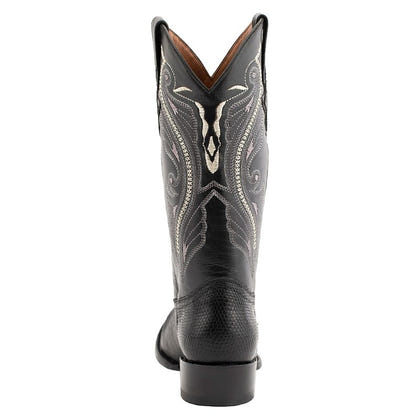 Ferrini Mens Teju Lizard Rnd Toe Boots
