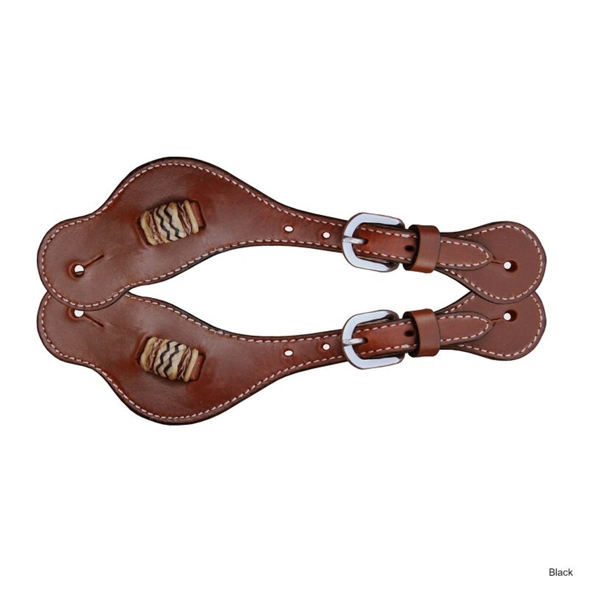 Turn-Two Laredo Shaped Spur Straps