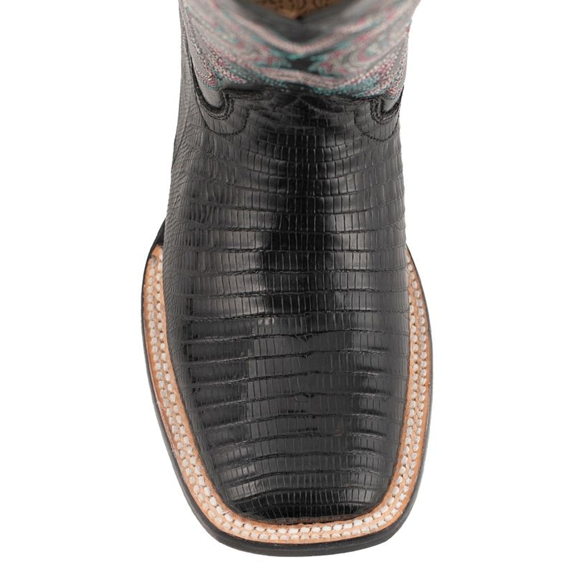 Ferrini Ladies Teju Lizard Sq Toe Boots