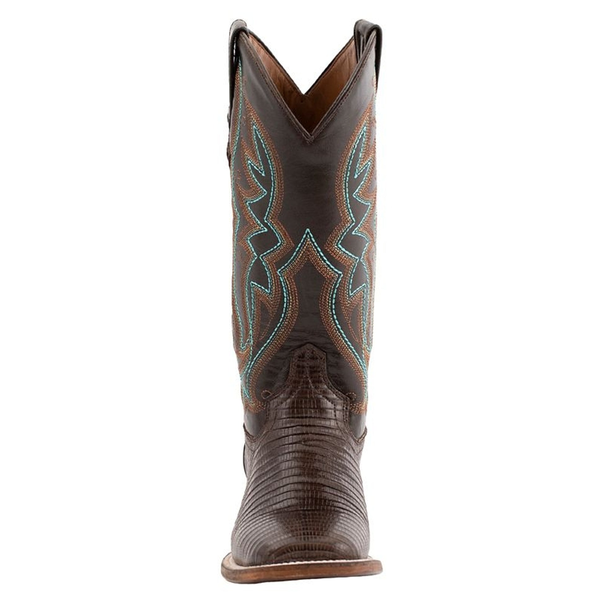 Ferrini Ladies Teju Lizard Sq Toe Boots