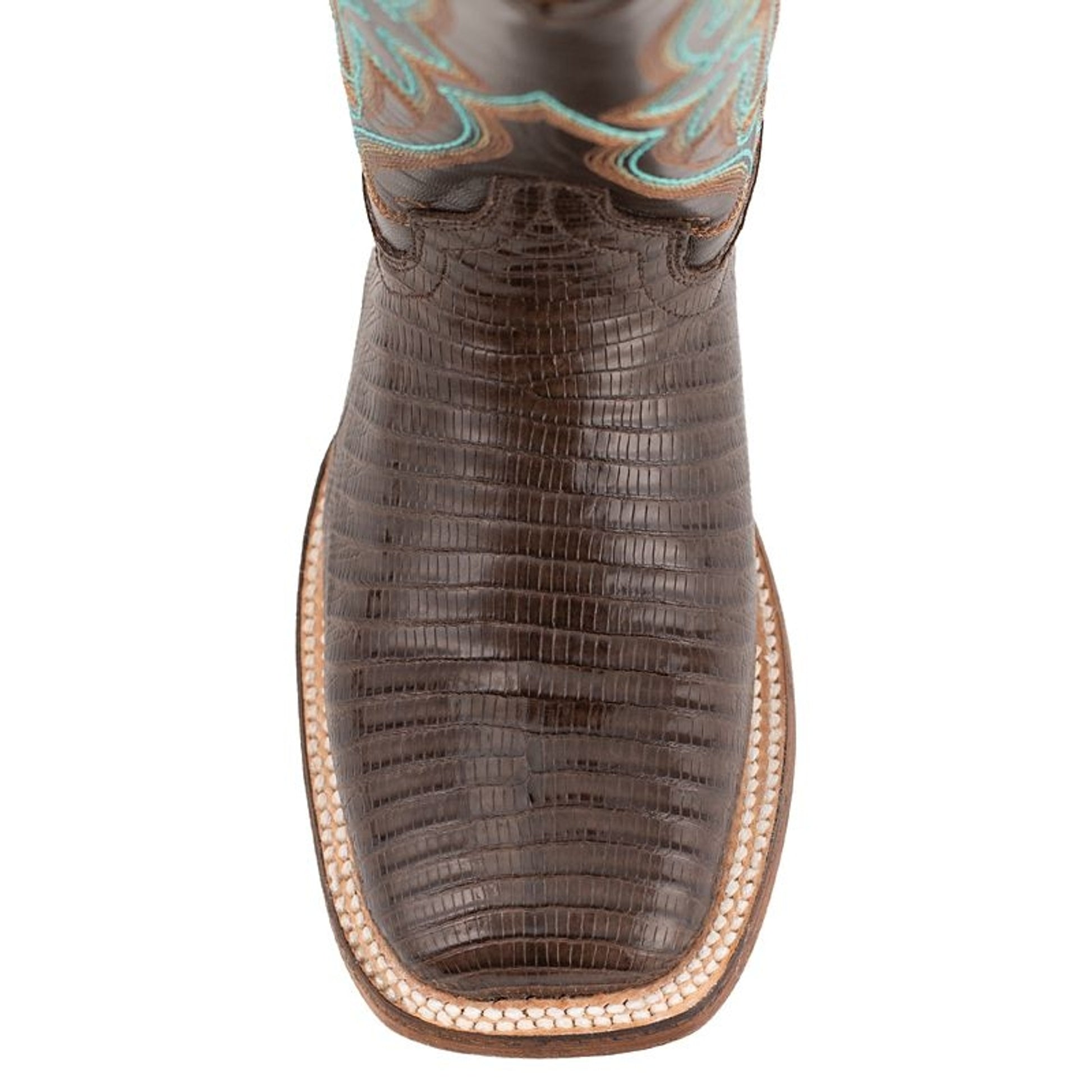 Ferrini Ladies Teju Lizard Sq Toe Boots
