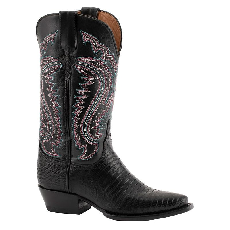 Ferrini Ladies Teju Lizard Snip Toe Boots