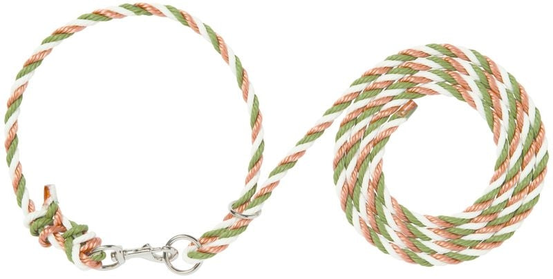 Livestock Adjustable Poly Neck Rope 1/2 x 10ft Brn