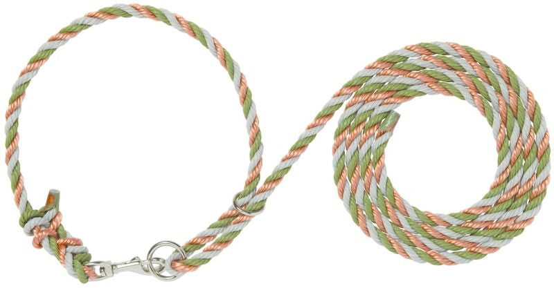 Livestock Adjustable Poly Neck Rope 1/2 x 10ft Brn