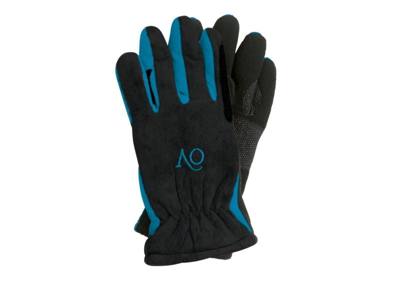 Ovation Ladies Polar Suede Fleece Gloves L Nvy/Blk