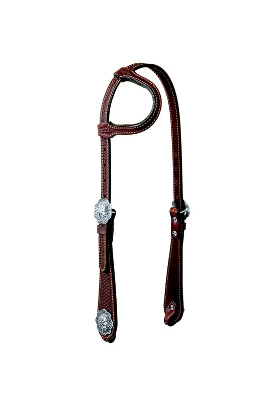 Weaver Basin Cowboy Flat Sliding Ear Headstall