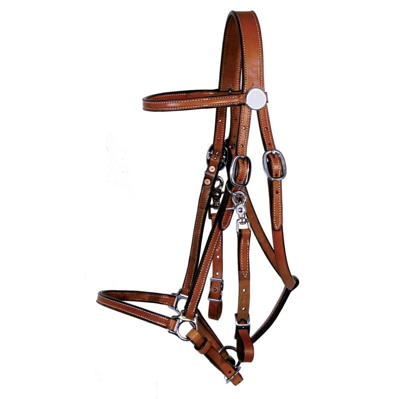 Tucker Halter Bridle Lite with Brass