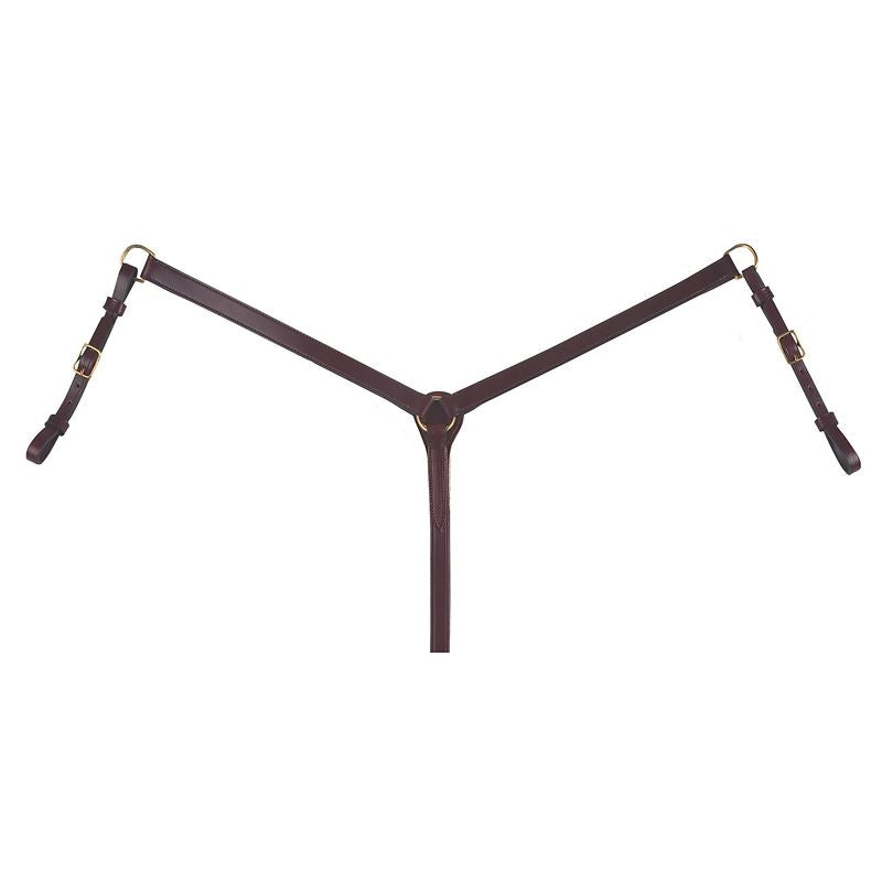 Tucker Standard 3-Piece Breast Strap Cob Brn