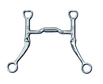 Myler SS 7 Flat Shank Mullen Barrel Low Port