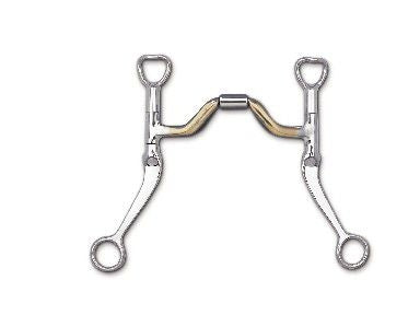 Myler SS 7 Flat Shank Cyprium Ported Barrel