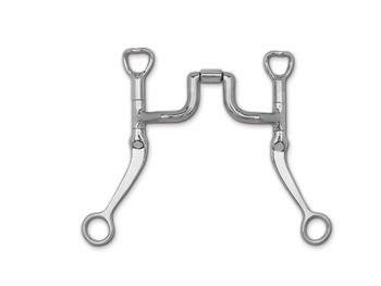 Myler SS 7 Flat Shank Sweet Iron Port Barrel
