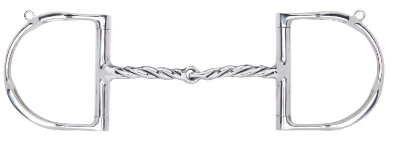 Myler SS 3 3/4 Dee with Hooks Twisted Snaffle