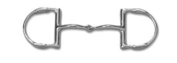 Myler SS 3 3/4 Dee with Hooks Snaffle