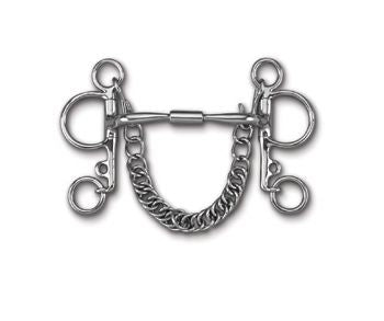 Myler SS Pelham Comfort Snaffle Wide Barrel