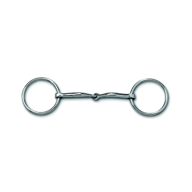 Myler SS Loose Ring with Sweet Iron Snaffle 3/8