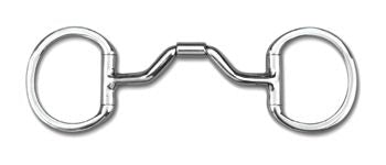 Myler SS Eggbutt with out Hooks Ported Barrel