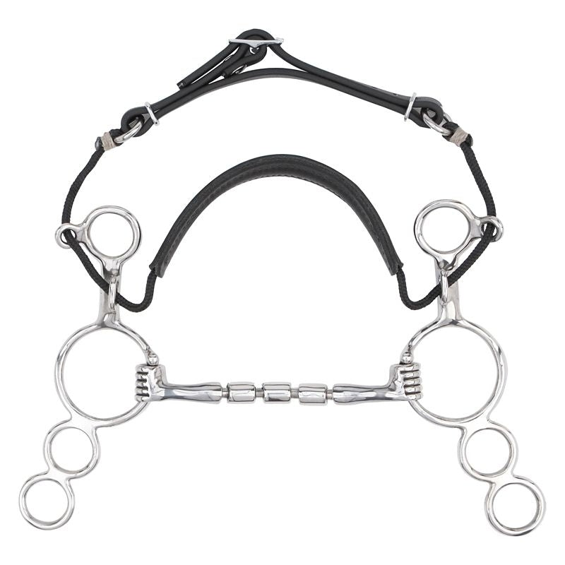 Myler 3Ring Combo Bit 6 Shank Mullen Triple Barrel
