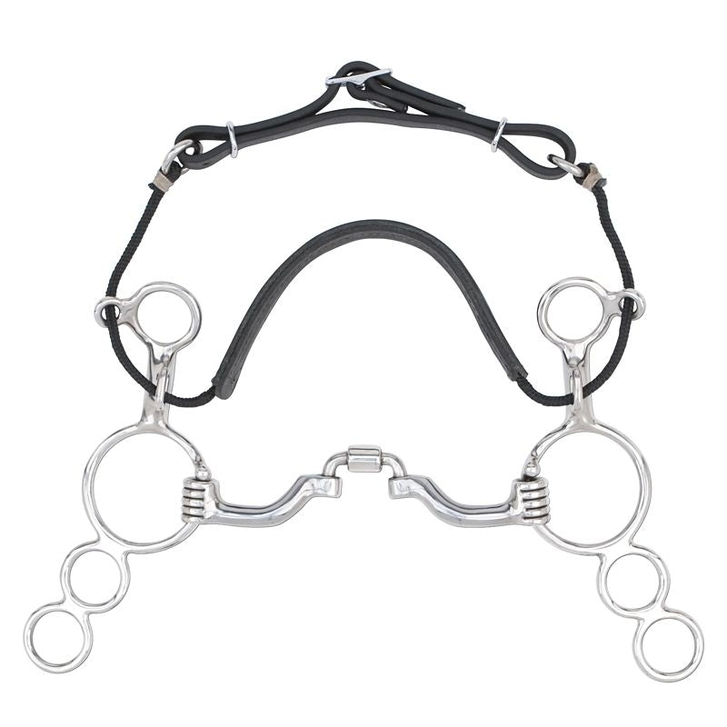 Myler 3Ring Combo Bit Correctional Port Barrel