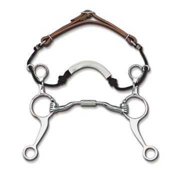 Myler Long Shank Combo Bit Low Port Snaffle