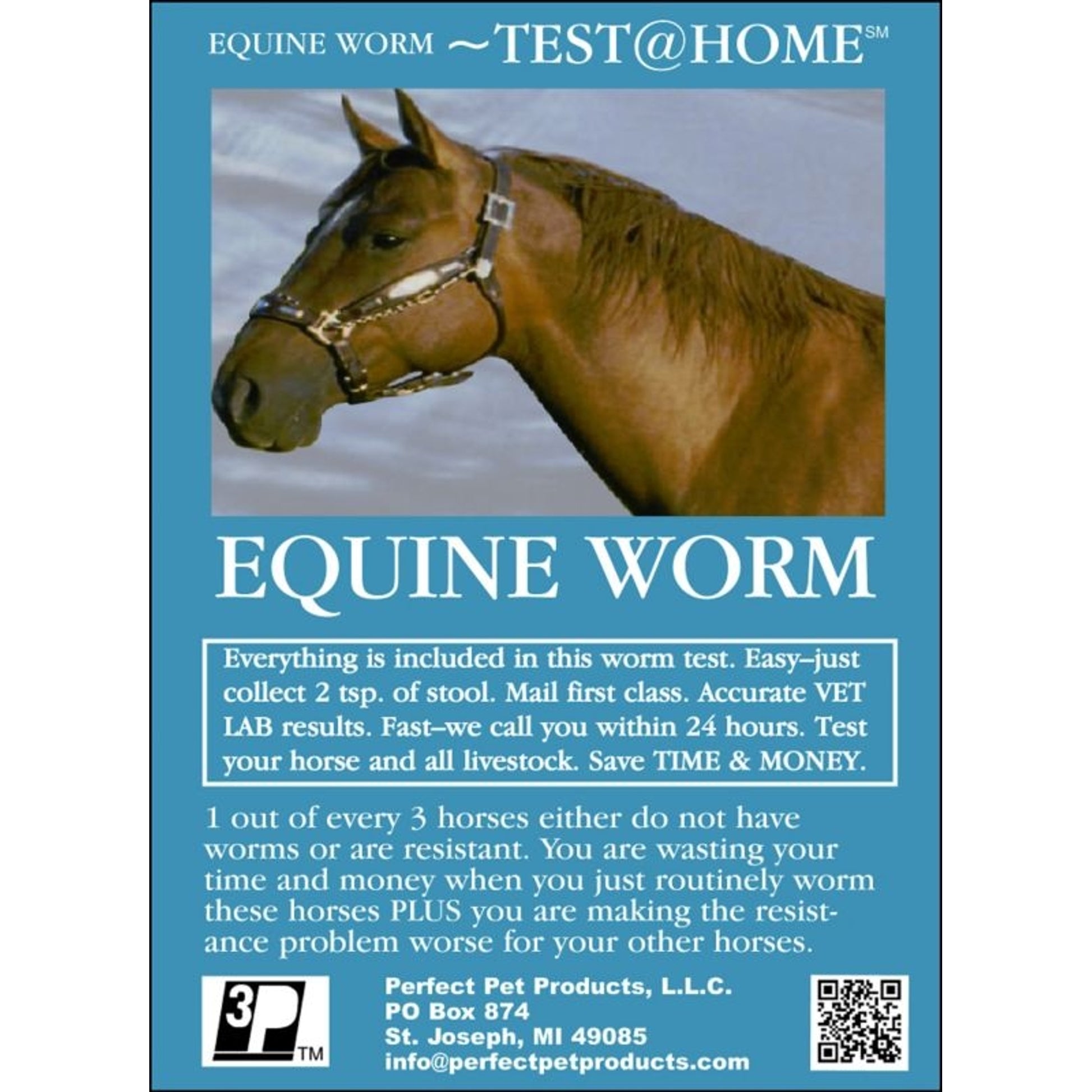 Equine Worm Test@Home Kit