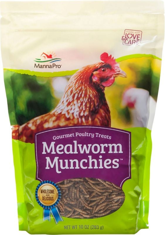 Manna Pro Mealworm Munchies Poultry Treat