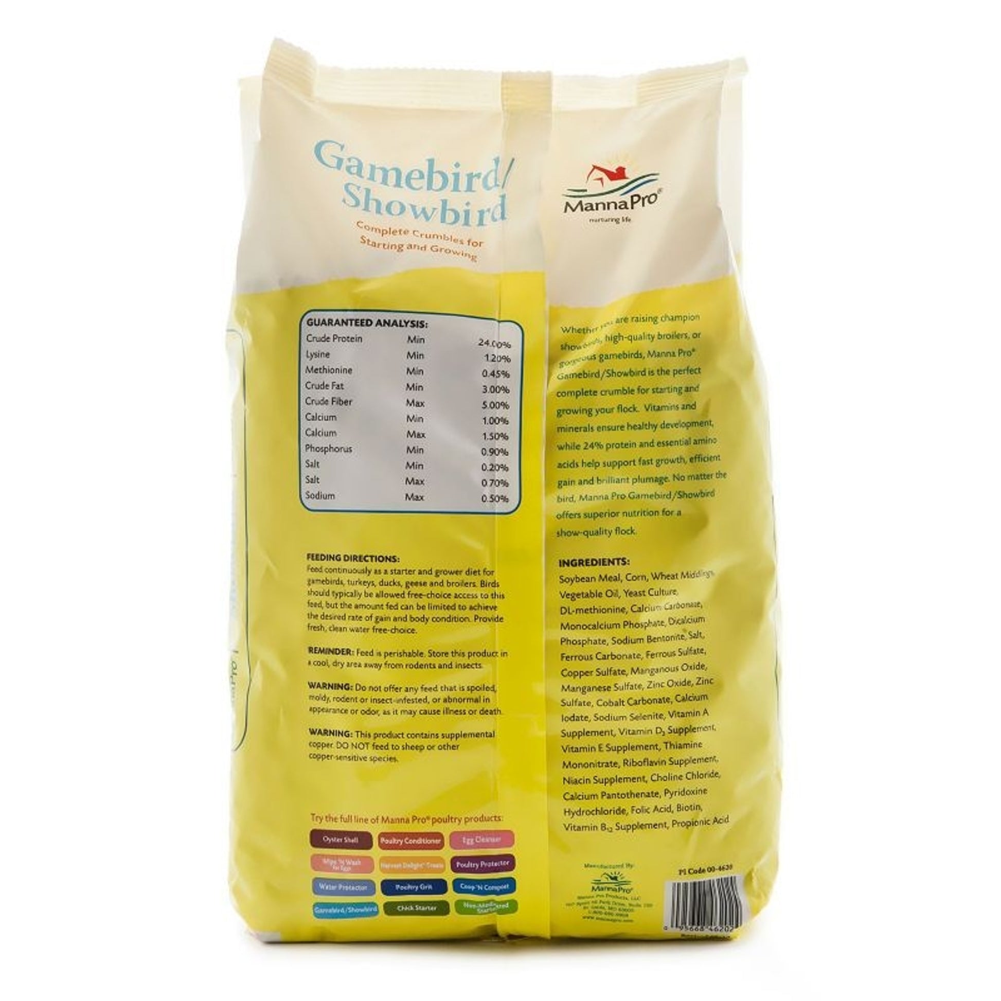 Manna Pro Gamebird/Showbird Feed