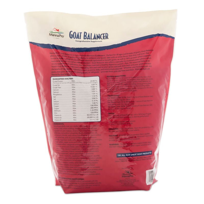 Manna Pro Goat Balance Comprehensive Supplement