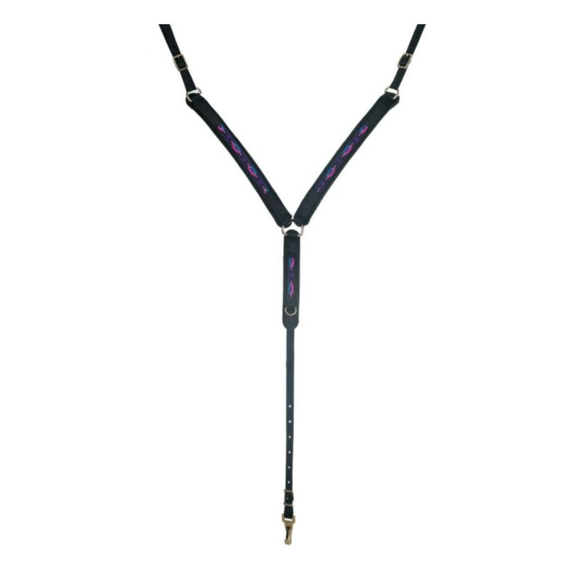 Triple E Nylon Breast Collar with Overlay